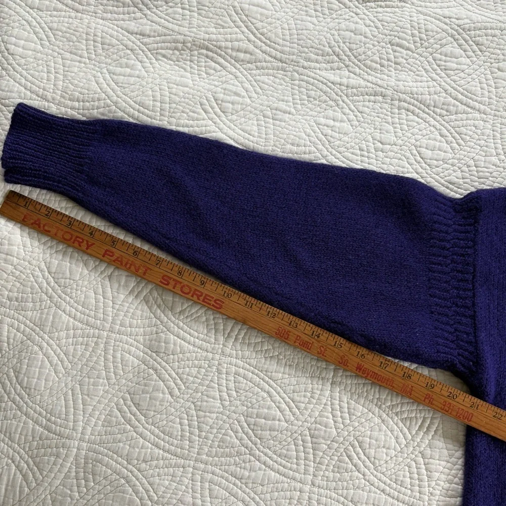 Vintage Wool Gap Turtleneck Purple Medium
